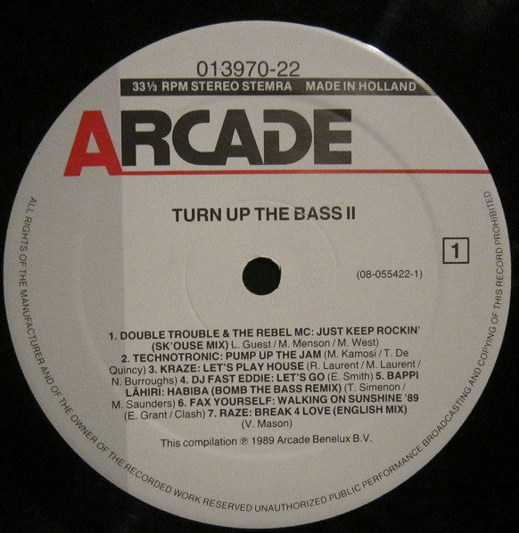 Various : Turn Up The Bass 2 (2xLP, Comp)