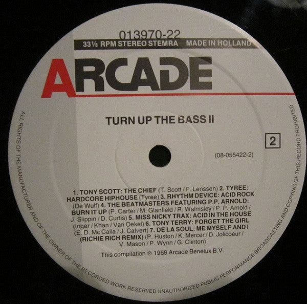Various : Turn Up The Bass 2 (2xLP, Comp)