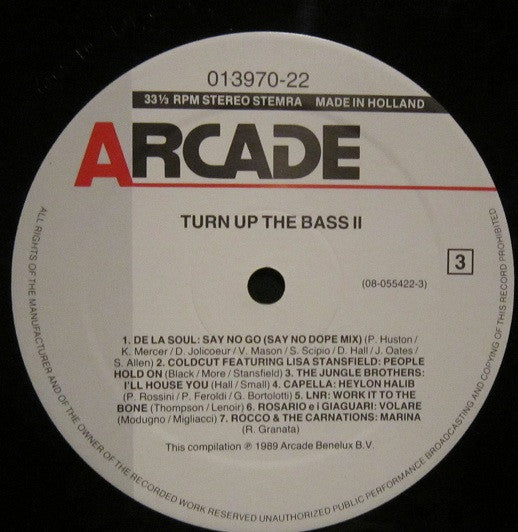 Various : Turn Up The Bass 2 (2xLP, Comp)