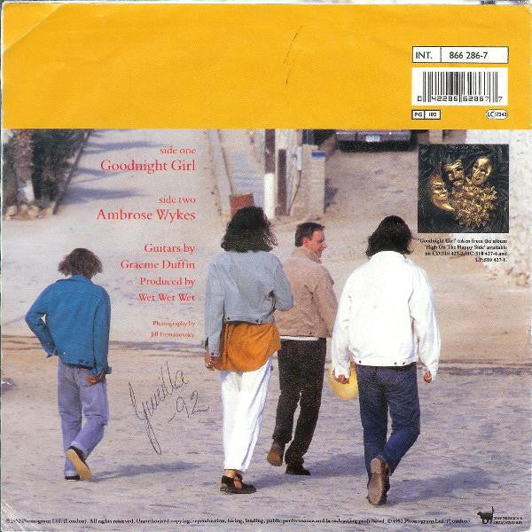 Wet Wet Wet : Goodnight Girl (7", Single)