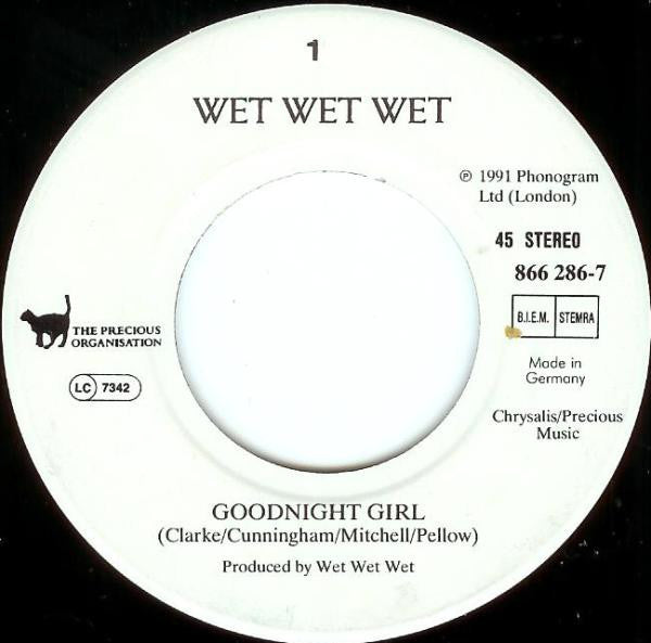 Wet Wet Wet : Goodnight Girl (7", Single)