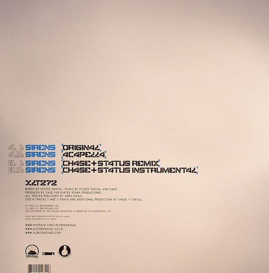 Dizzee Rascal : Sirens (12", Single)