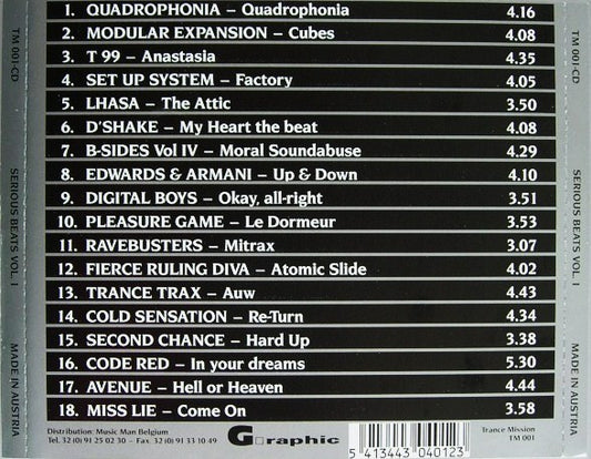 Various : Serious Beats Vol. 1 (CD, Comp)