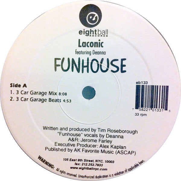 Laconic Featuring Deanna : Funhouse (12")