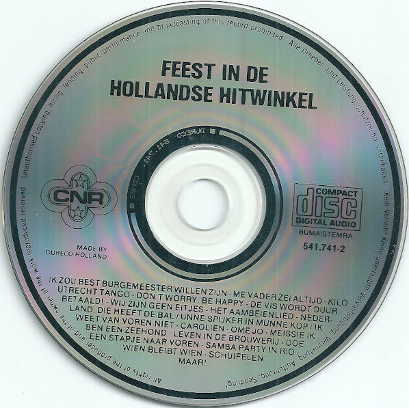 Various : Feest In De Hollandse Hitwinkel (CD, Comp)