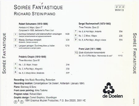 Richard Stein (5) : Soiree Fantastique (CD, Album)