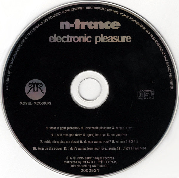N-Trance : Electronic Pleasure (CD, Album)