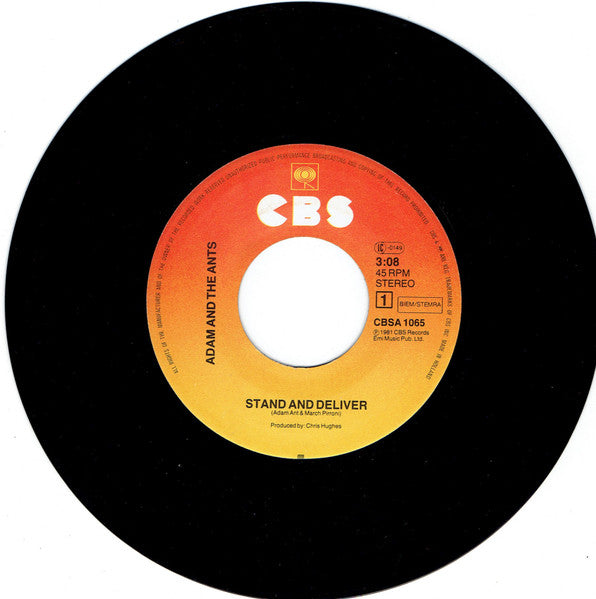 Adam And The Ants : Stand & Deliver! (7", Single)
