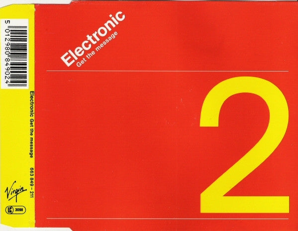 Electronic : Get The Message (CD, Single)