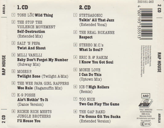 Various : Rap House (2xCD, Comp)