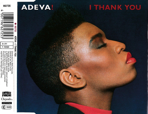 Adeva : I Thank You (CD, Single)