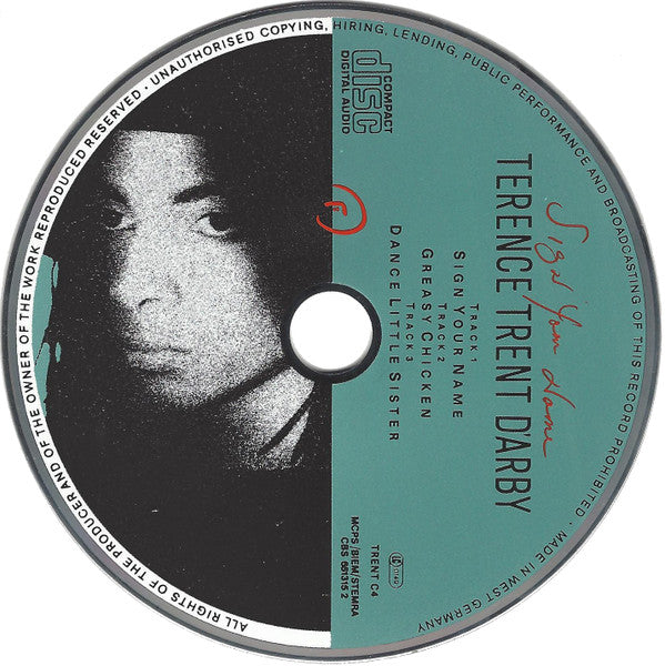 Terence Trent D'Arby : Sign Your Name (CD, Single, Pic)