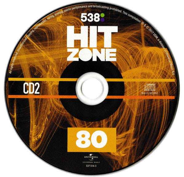 Various : 538 - Hitzone 80 (2xCD, Comp)