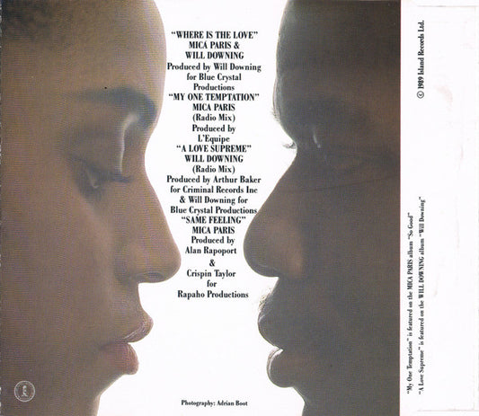Mica Paris & Will Downing : Where Is The Love (CD, Maxi)
