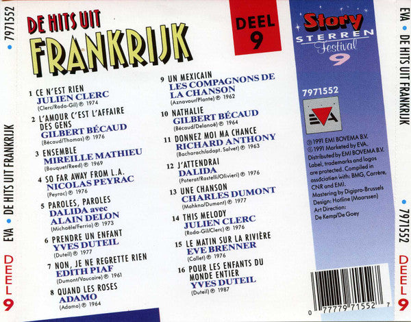 Various : De Hits Uit Frankrijk (CD, Comp)