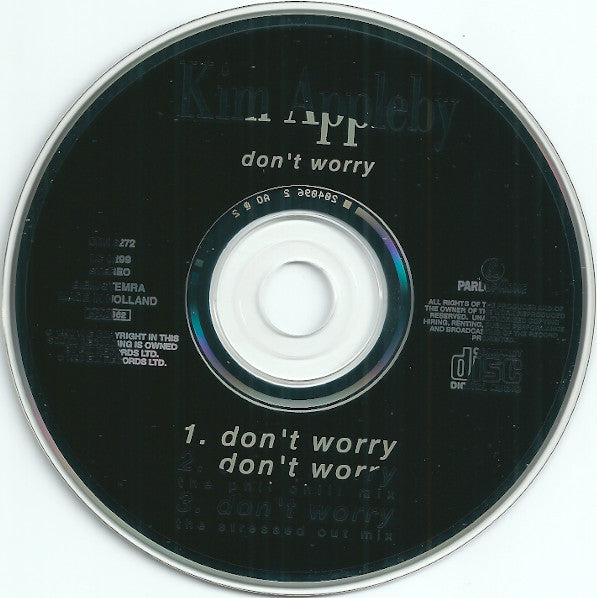 Kim Appleby : Don't Worry (CD, Maxi)