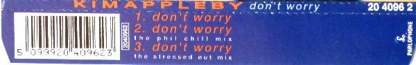 Kim Appleby : Don't Worry (CD, Maxi)