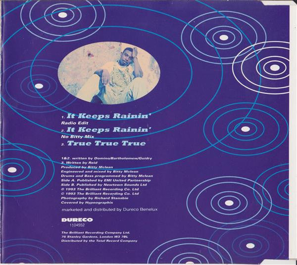 Bitty Mclean : It Keeps Rainin' (Tears From My Eyes) (CD, Maxi)