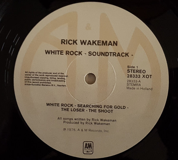 Rick Wakeman : White Rock (LP, Album)
