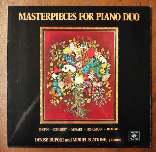 Denise Duport, Muriel Slatkine : Masterpieces For Piano Duo (LP)