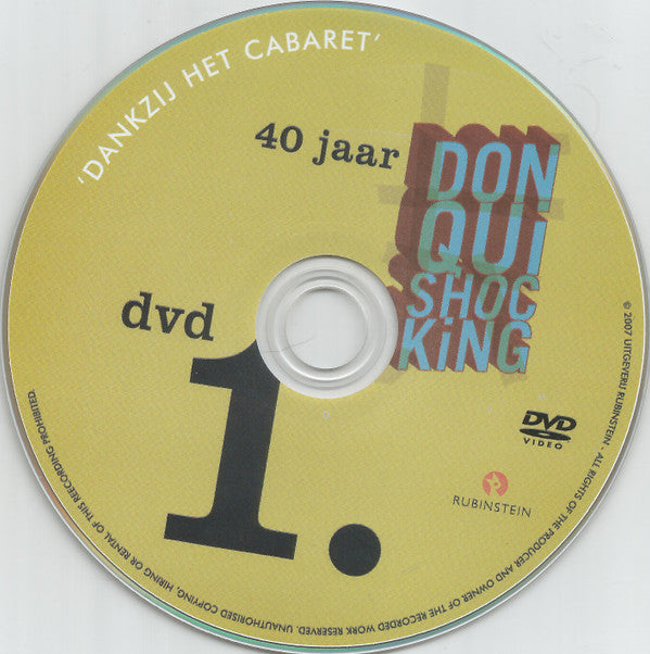 Don Quishocking : Dankzij Het Cabaret (40 Jaar Don Quishocking) (CD, Comp + 2xDVD-V)