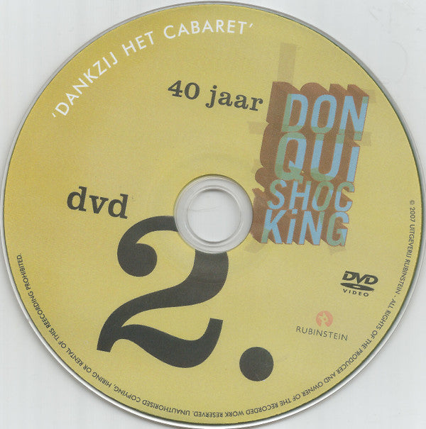 Don Quishocking : Dankzij Het Cabaret (40 Jaar Don Quishocking) (CD, Comp + 2xDVD-V)