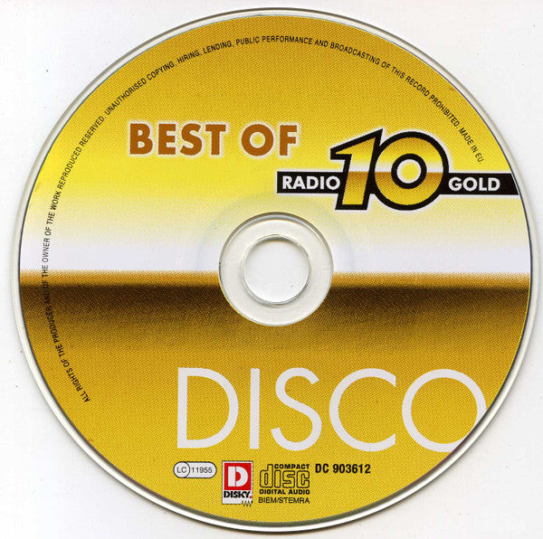 Various : Best Of Radio 10 Gold - Disco (CD, Comp)
