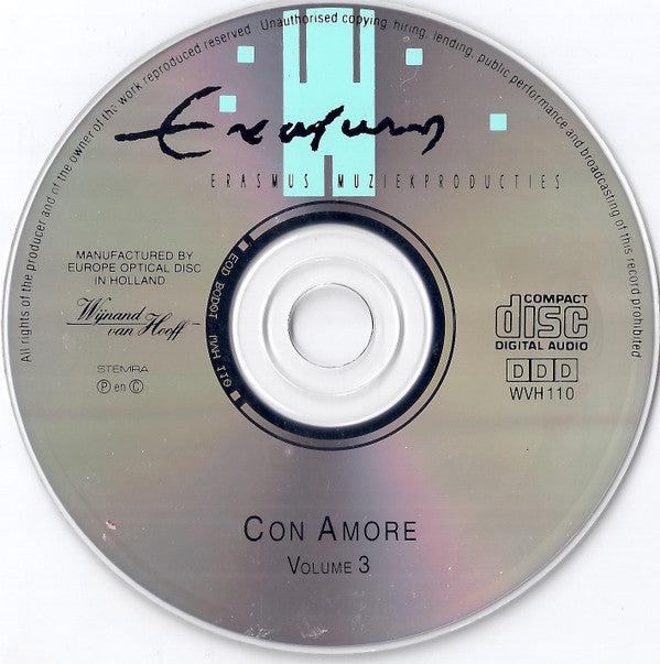Various : Con Amore Volume 3 (CD, Comp)