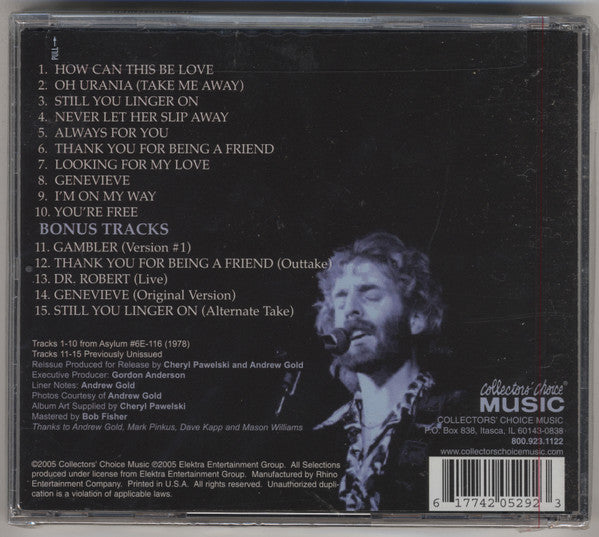 Andrew Gold : All This And Heaven Too (CD, Album, RE)