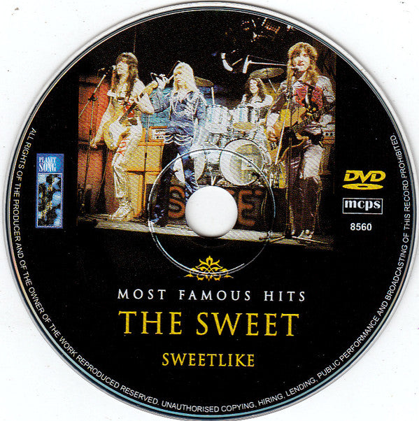 The Sweet : Sweetlike (Most Famous Hits)  (DVD-V, Comp, PAL)
