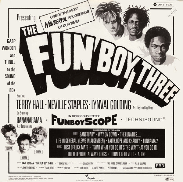Fun Boy Three : The Fun Boy Three (LP, Album)