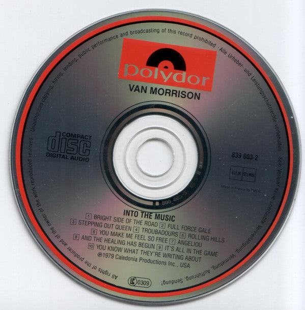 Van Morrison : Into The Music (CD, Album, RE)