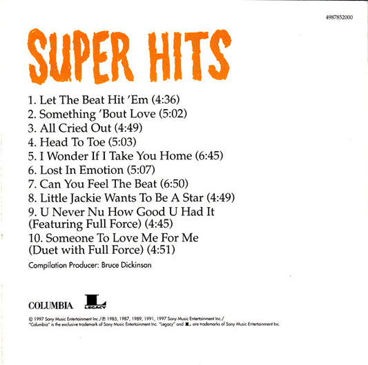 Lisa Lisa & Cult Jam : Super Hits (CD, Comp)
