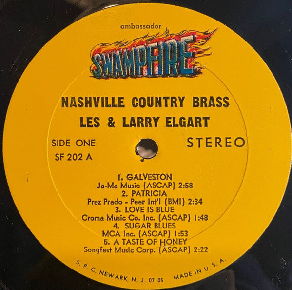 Les & Larry Elgart : Nashville Country Brass (LP)