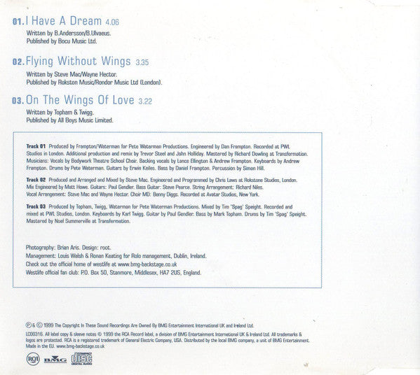 Westlife : I Have A Dream (CD, Maxi)
