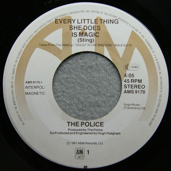 The Police : Every Little Thing She Does Is Magic (7", Single)
