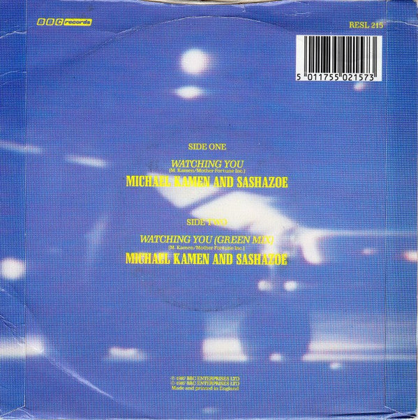 Michael Kamen And Sashazoe : Watching You (7", Single)