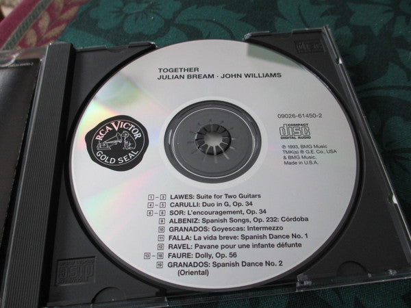Julian Bream, John Williams (7) : Together (CD, Album)