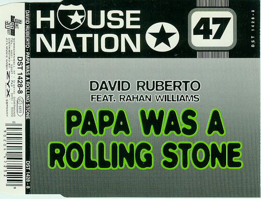 Davide Ruberto Feat. Rahan Williams : Papa Was A Rolling Stone (CD, Maxi)