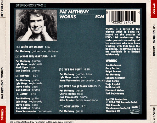 Pat Metheny : Works (CD, Comp)