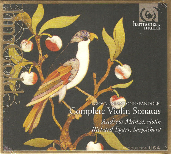 Giovanni Antonio Pandolfi Mealli - Andrew Manze, Richard Egarr : Complete Violin Sonatas (CD, Album, RE)