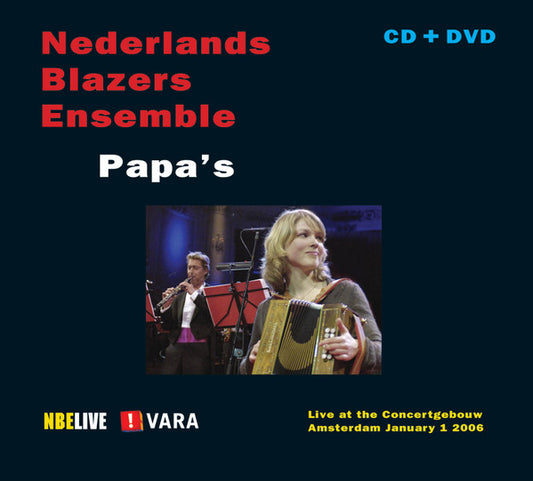 Nederlands Blazers Ensemble : Papa's (CD + DVD-V)