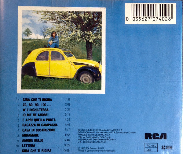 Claudio Baglioni : Gira Che Ti Rigira Amore Bello  (CD, Album, RE)
