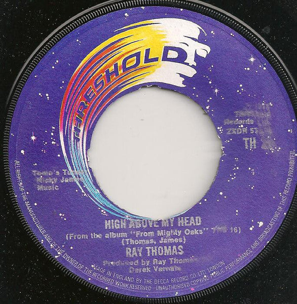 Ray Thomas : High Above My Head / Love Is The Key (7", Single)