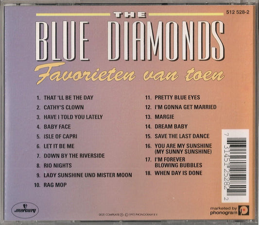 The Blue Diamonds : Favorieten Van Toen (CD, Comp)