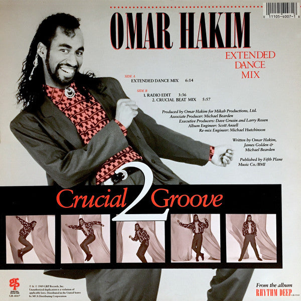 Omar Hakim : Crucial 2 Groove (12")