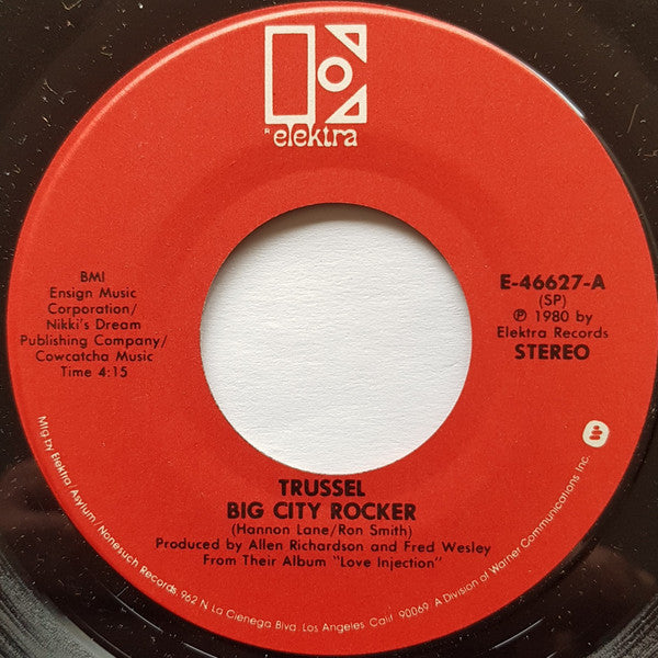 Trussel : Big City Rocker (7", Single)