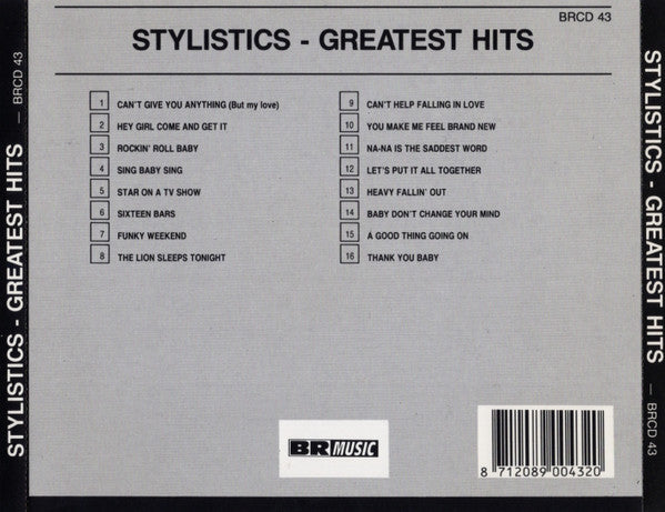 The Stylistics : Greatest Hits (CD, Comp, RE)