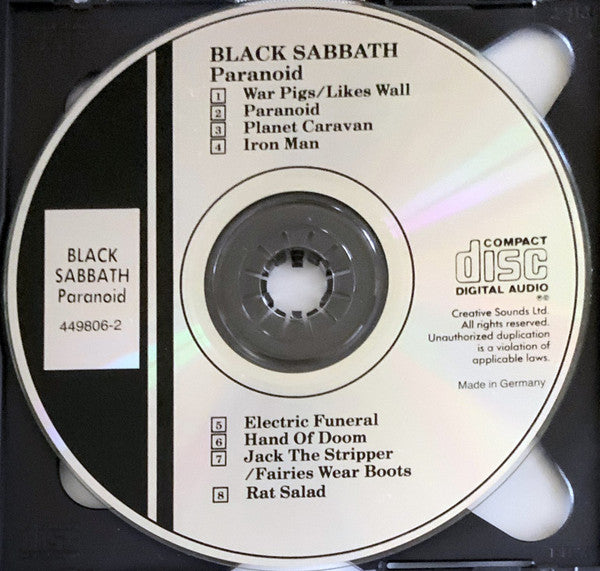 Black Sabbath : Paranoid (CD, Album, RE)