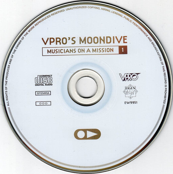 Various : VPRO's Moondive - Musicians On A Mission 1 (CD)